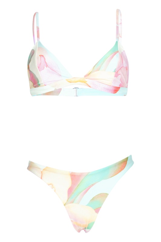 SALE Astrid Triangel Bikini Pink Multi Lagerräumung