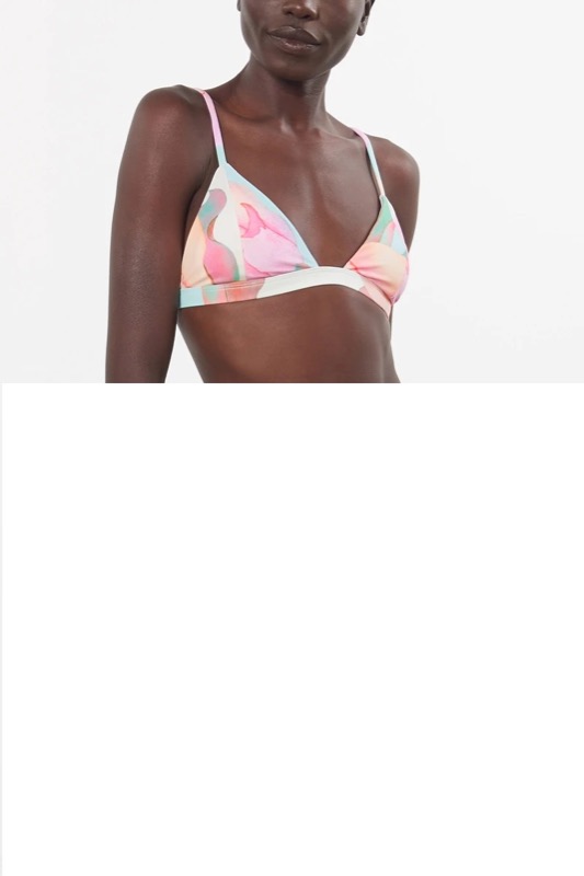 SALE Astrid Triangel Bikini Pink Multi Lagerräumung