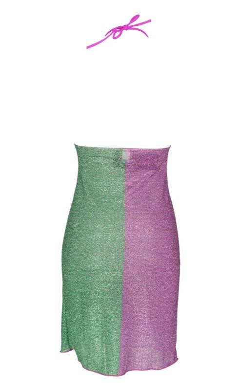 SALE Lurex Padded Minikleid Lila Neuheiten