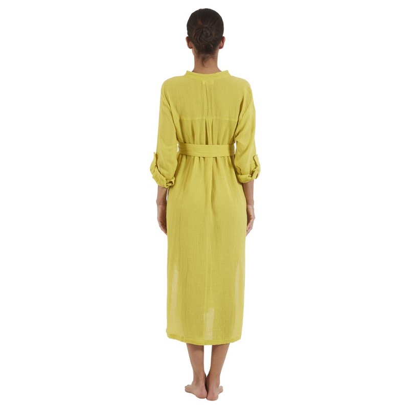 SALE Oku Kaftan Gelb Bis zu 50% Rabatt