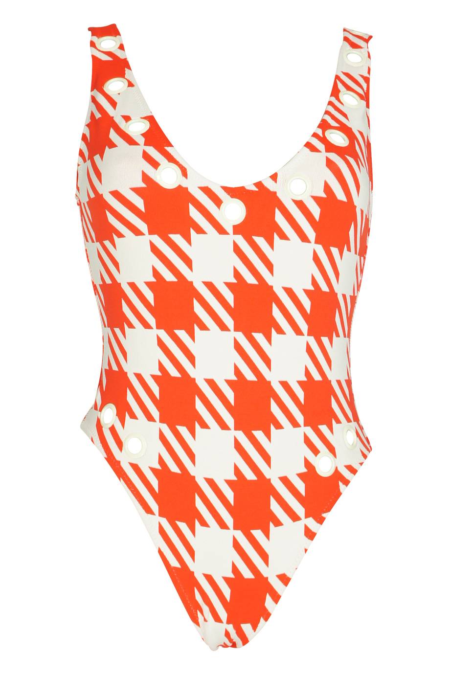 SALE Michelle Badeanzug in orange Kostenloser Versand international