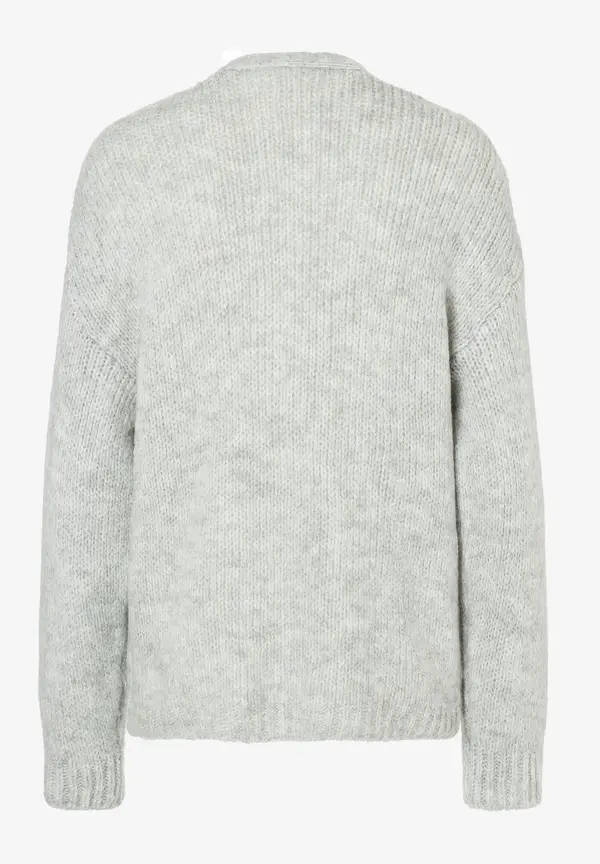 More & More Cardigan, grau melange, Herbst-Kollektion Tiefpreis