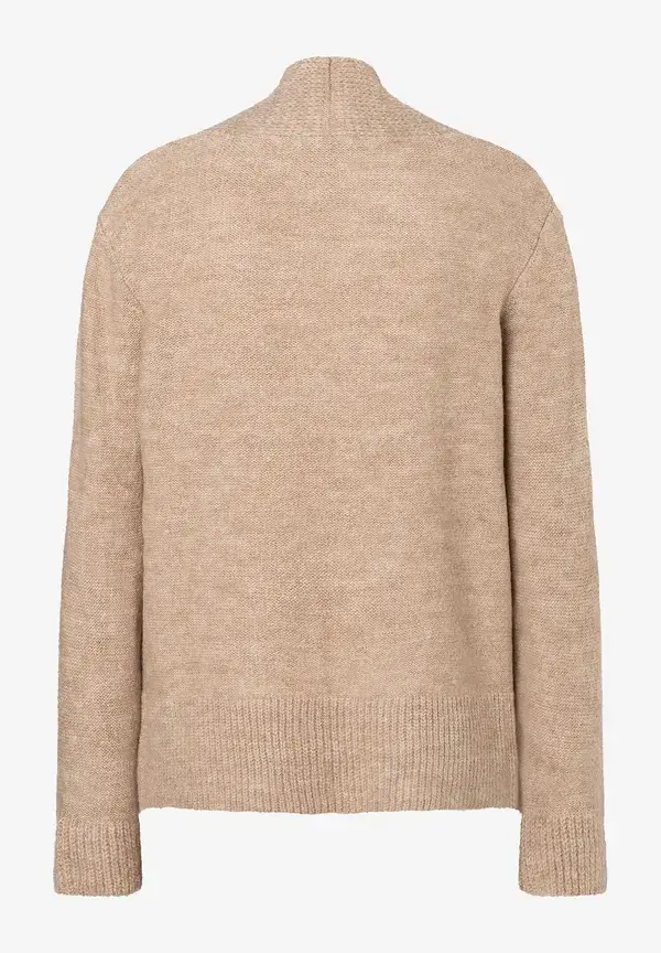 More & More Cardigan, camel melange, Herbst-Kollektion Begrenzte Freigabe