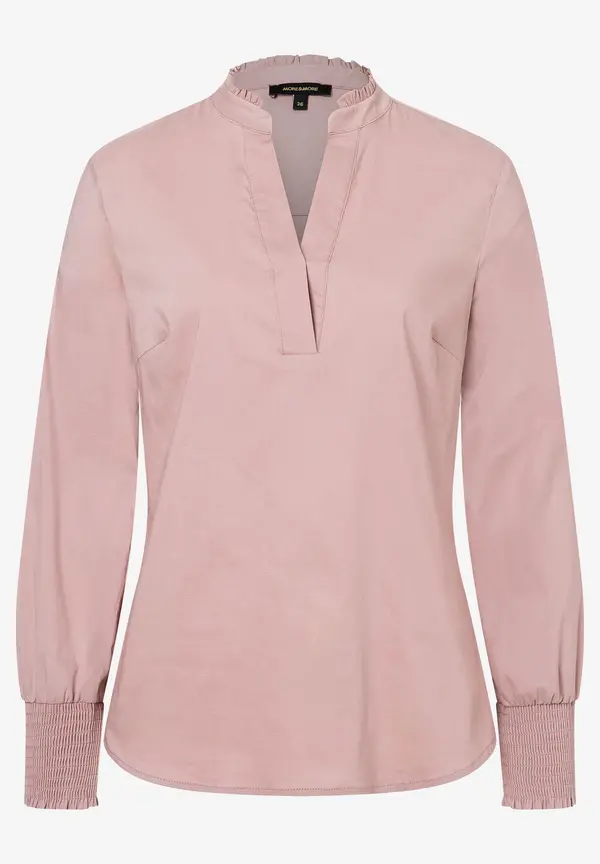 More & More Baumwoll/Stretch Bluse, rosa, Herbst-Kollektion Letzte 3 Tage