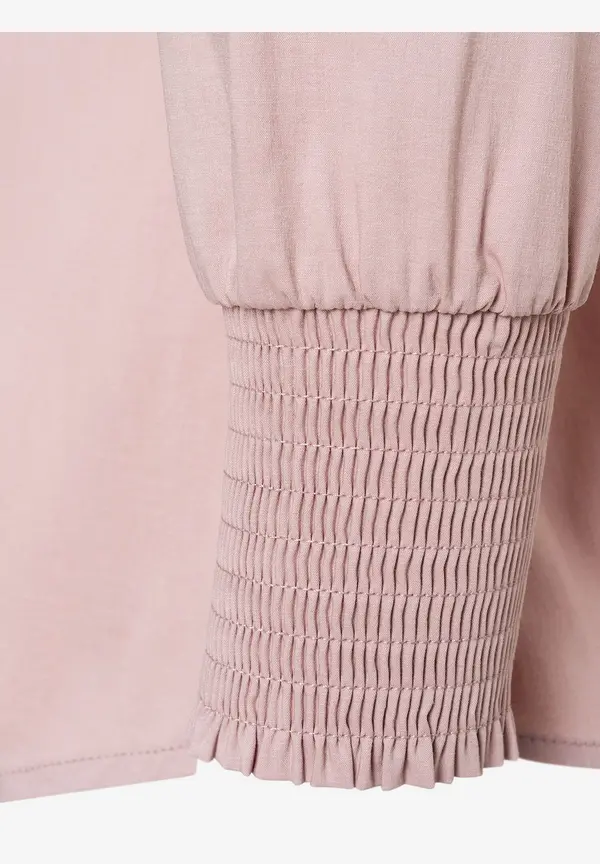 More & More Baumwoll/Stretch Bluse, rosa, Herbst-Kollektion Letzte 3 Tage