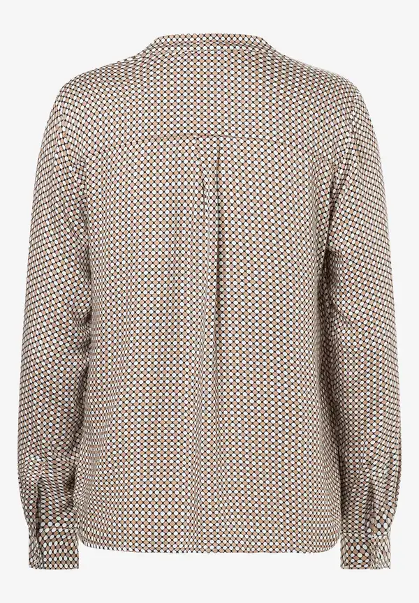 More & More Viskosebluse, Minimal-Print, Herbst-Kollektion Super Rabatt