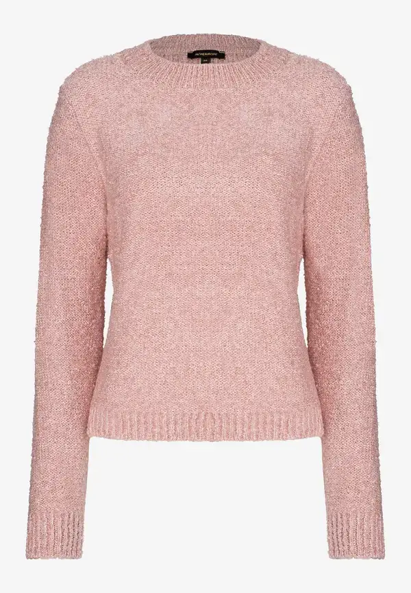 More & More Bouclé-Pullover, rose flush, Herbst-Kollektion Clearance-Verkauf