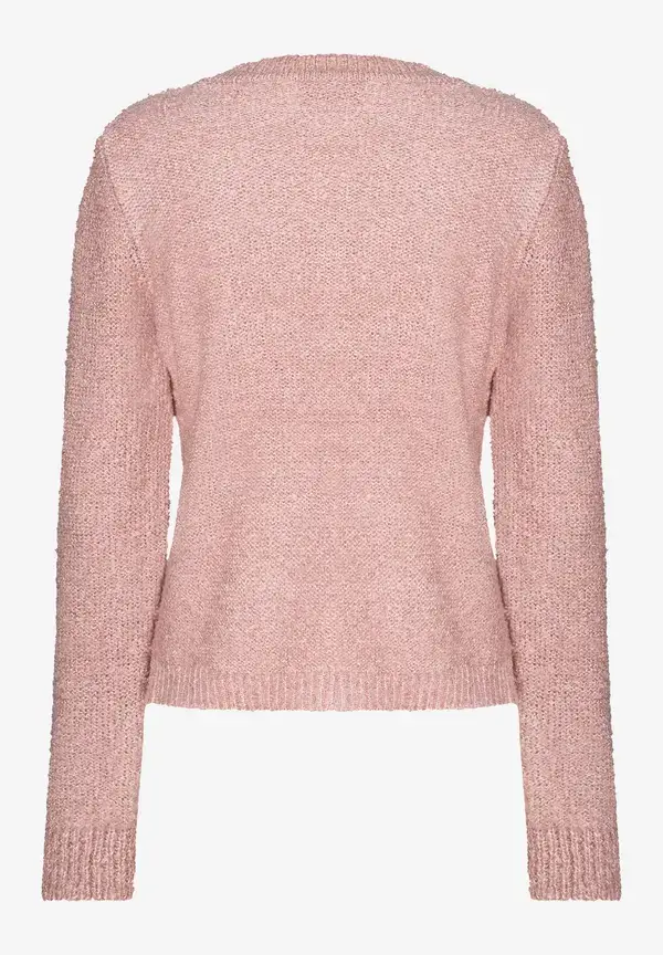 More & More Bouclé-Pullover, rose flush, Herbst-Kollektion Clearance-Verkauf