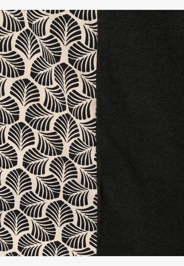 More & More Printshirt, beige/schwarz, Herbst-Kollektion Kostenloser Versand international