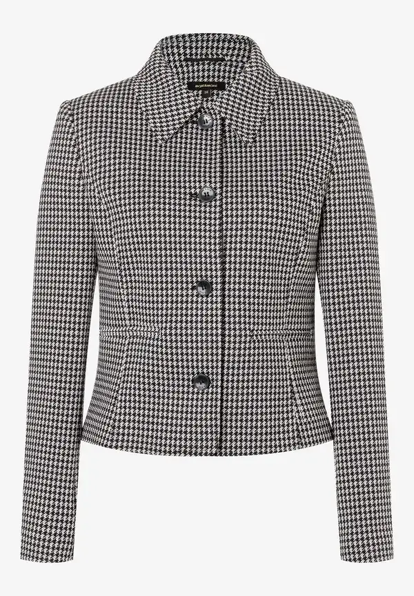 More & More Jerseyjacke, Hahnentritt-Dessin, Herbst-Kollektion Speichern exportieren