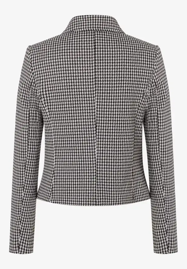 More & More Jerseyjacke, Hahnentritt-Dessin, Herbst-Kollektion Speichern exportieren
