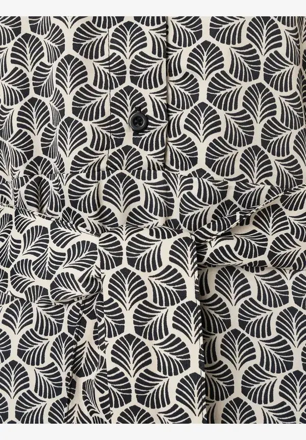 More & More Printkleid, beige/schwarz, Herbst-Kollektion Im Verkauf