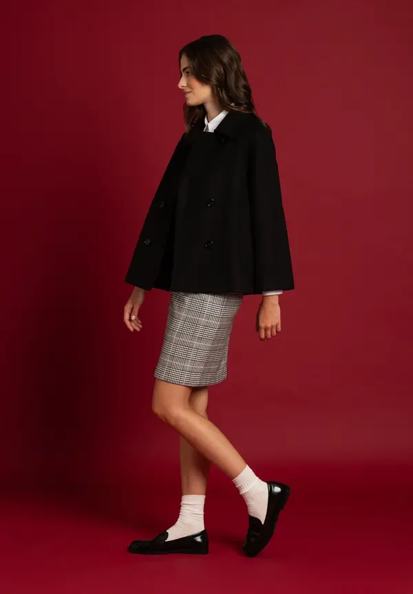 More & More Jacke, A-Shape, schwarz, Herbst-Kollektion 50% Rabatt für begrenzte Zeit
