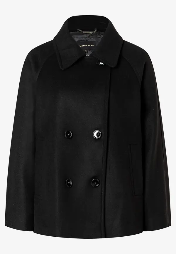 More & More Jacke, A-Shape, schwarz, Herbst-Kollektion 50% Rabatt für begrenzte Zeit