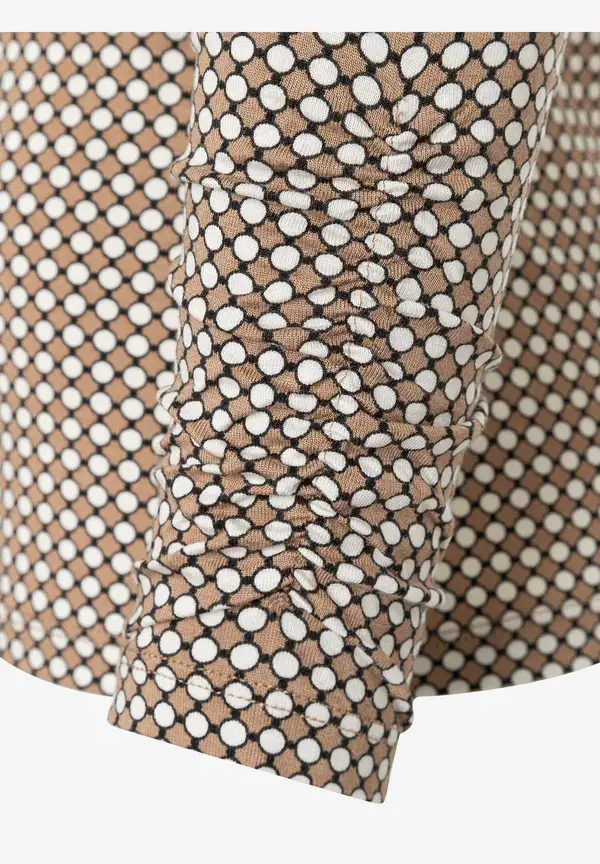 More & More Rollkragenshirt, Minimal-Print, Herbst-Kollektion 2025