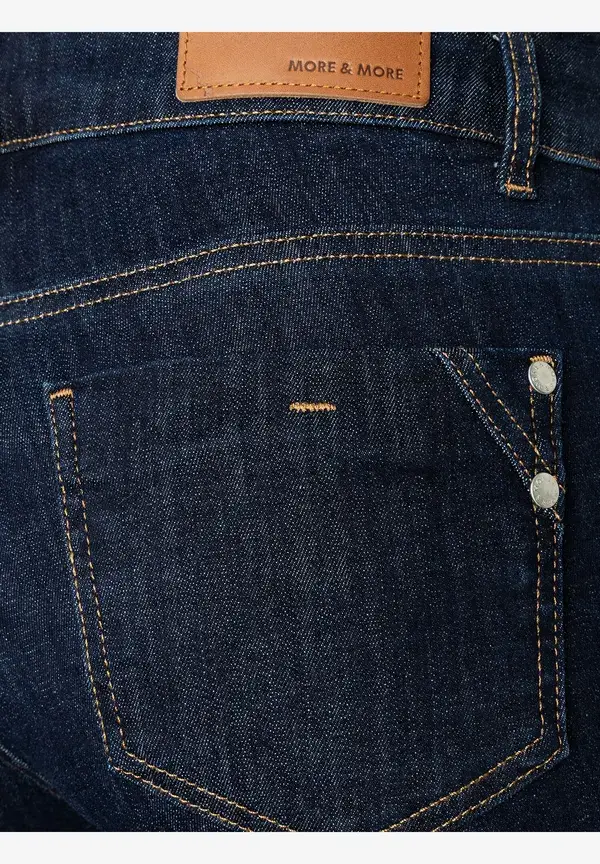 More & More schmale Jeans, HAZEL, dark blue denim Online