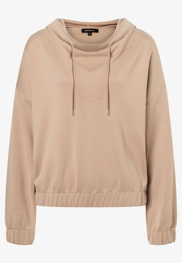 More & More Kapuzensweatshirt, beige macchiato, Herbst-Kollektion Outlet