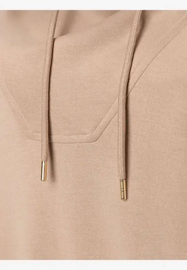 More & More Kapuzensweatshirt, beige macchiato, Herbst-Kollektion Outlet