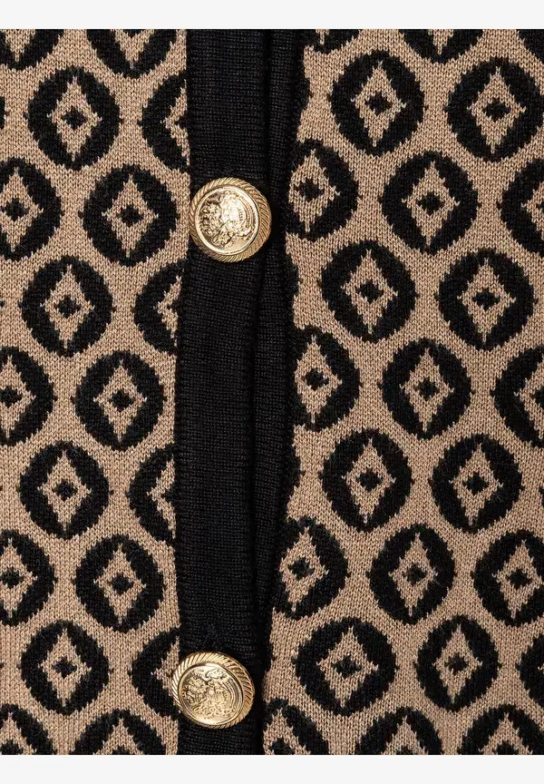 More & More Cardigan mit Jacquardmuster, Herbst-Kollektion Meist gekauft
