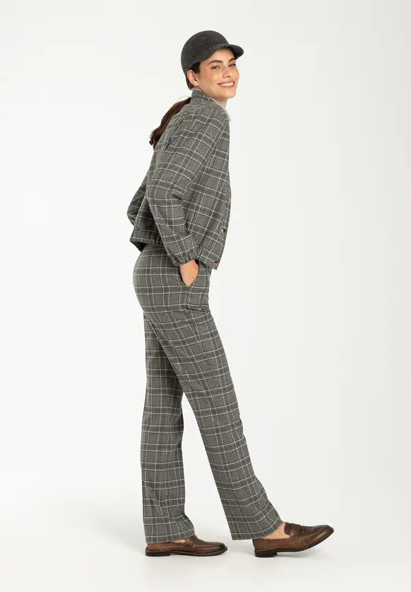 More & More Blouson, kariert, Herbst-Kollektion Limitierter Zeitrabatt