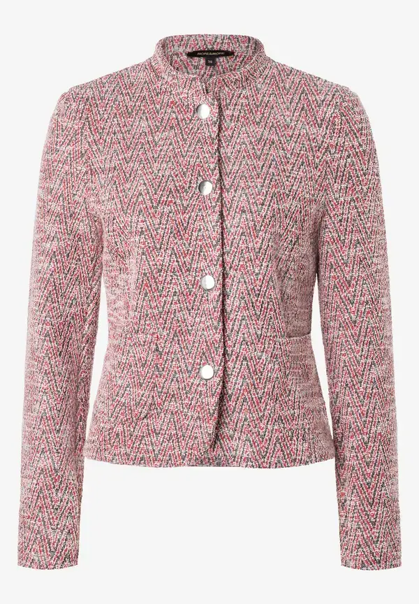 More & More Jerseyjacke, Zick-Zack Muster, Herbst-Kollektion Fabrikpreis
