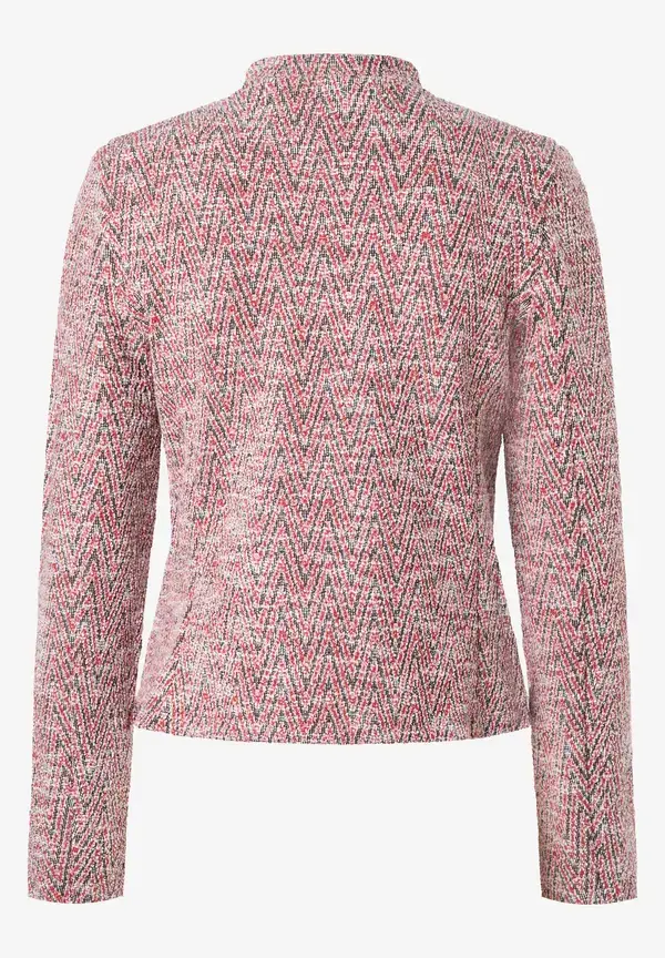 More & More Jerseyjacke, Zick-Zack Muster, Herbst-Kollektion Fabrikpreis