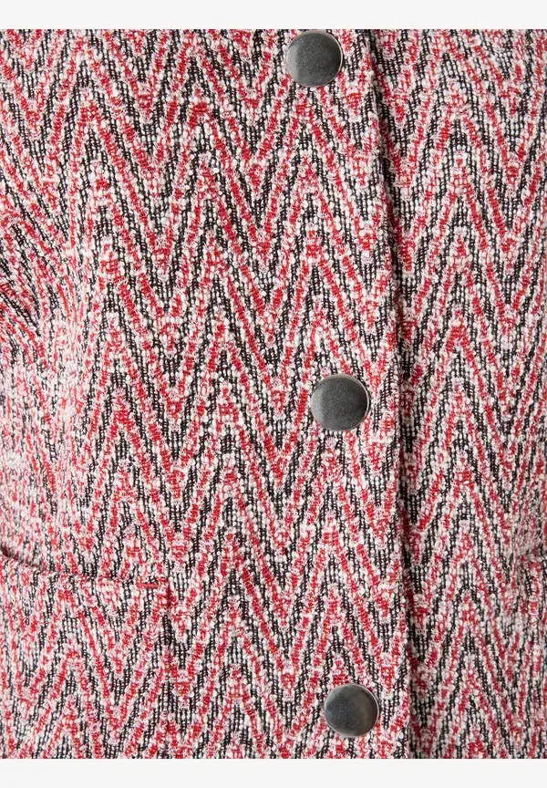 More & More Jerseyjacke, Zick-Zack Muster, Herbst-Kollektion Fabrikpreis