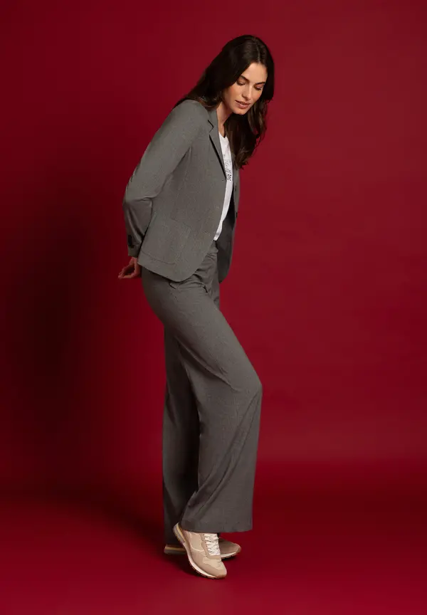 More & More Blazer, grau melange, Herbst-Kollektion Rabatt