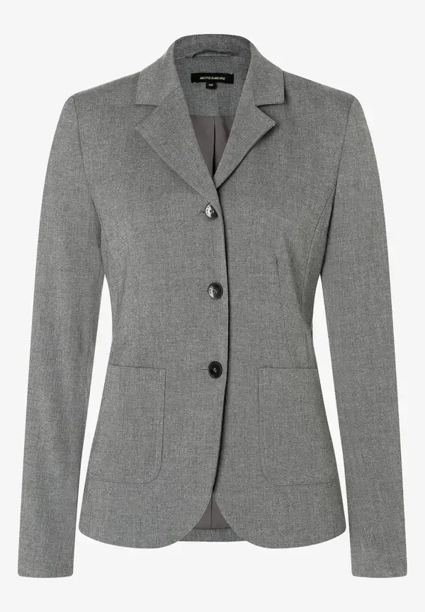 More & More Blazer, grau melange, Herbst-Kollektion Rabatt