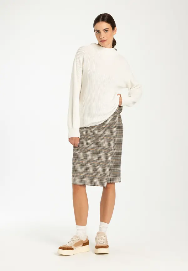 More & More Rippstrick-Pullover, ecru, Herbst-Kollektion Günstig kaufen