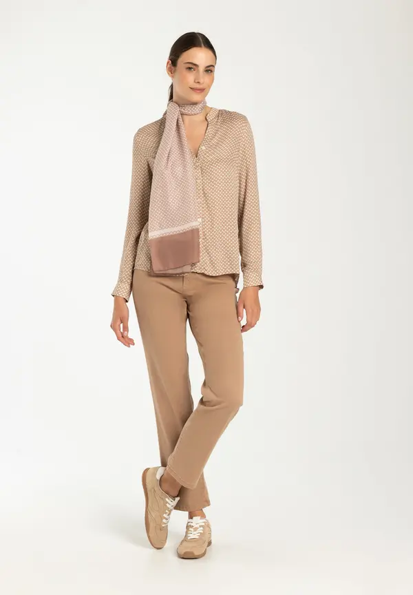 More & More Viskosebluse, Minimal-Print, Herbst-Kollektion Begrenztes Angebot