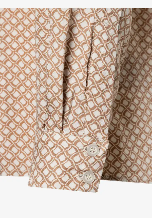 More & More Viskosebluse, Minimal-Print, Herbst-Kollektion Begrenztes Angebot