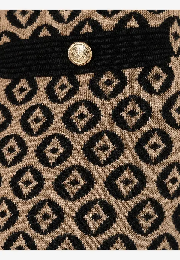 More & More Strickrock mit Jacquardmuster, Herbst-Kollektion Valentinstagsangebot