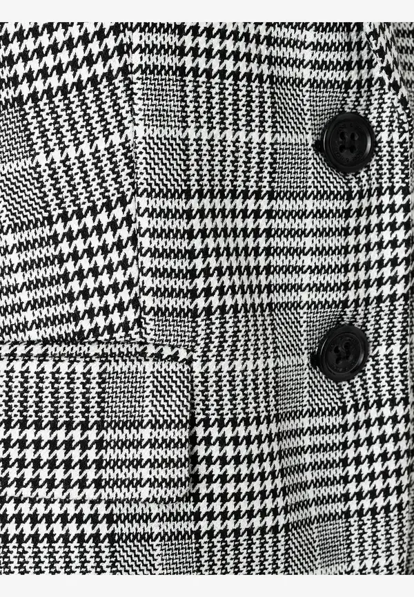 More & More Glencheck Blazer, schwarz/ecru, Herbst-Kollektion Heißer Verkauf