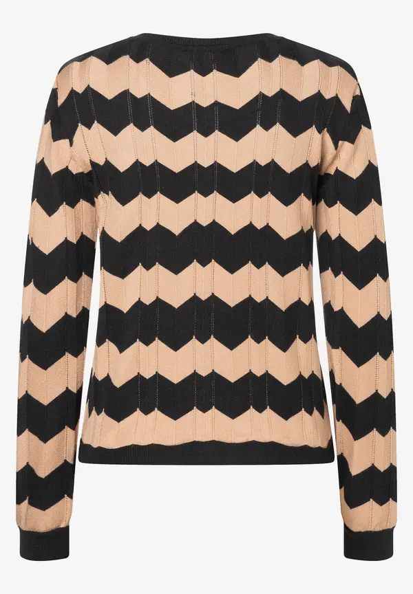 More & More Cardigan, Zick Zack Dessin Online Outlet