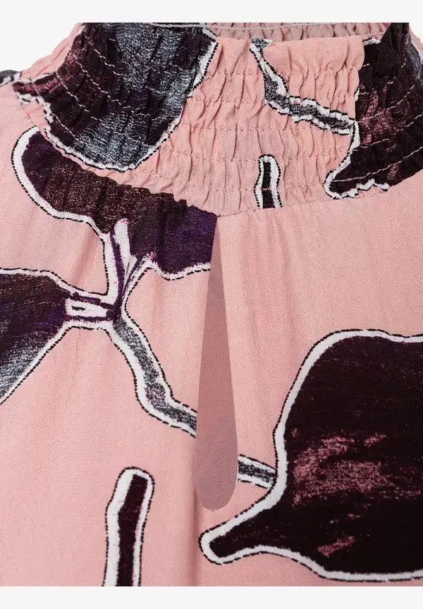 More & More Viskosebluse, Blätterprint, Herbst-Kollektion Bestseller