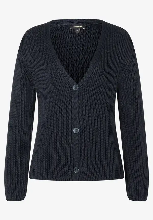 More & More Cardigan, Rippe, marine Wochenangebot