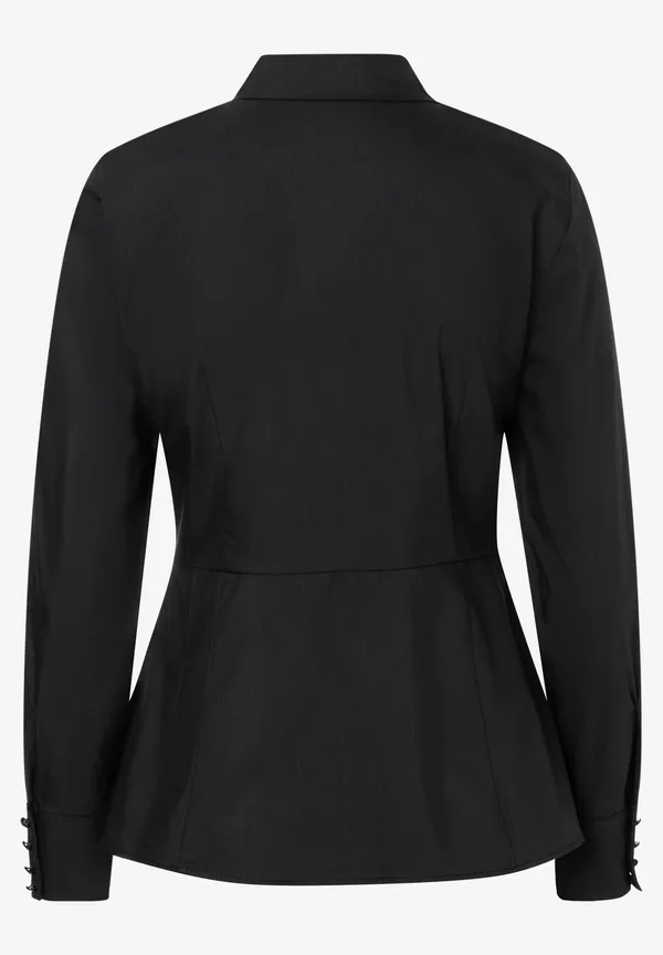 More & More Hemdbluse mit Falten-Detail, schwarz, Herbst-Kollektion Bis zu 50% Rabatt