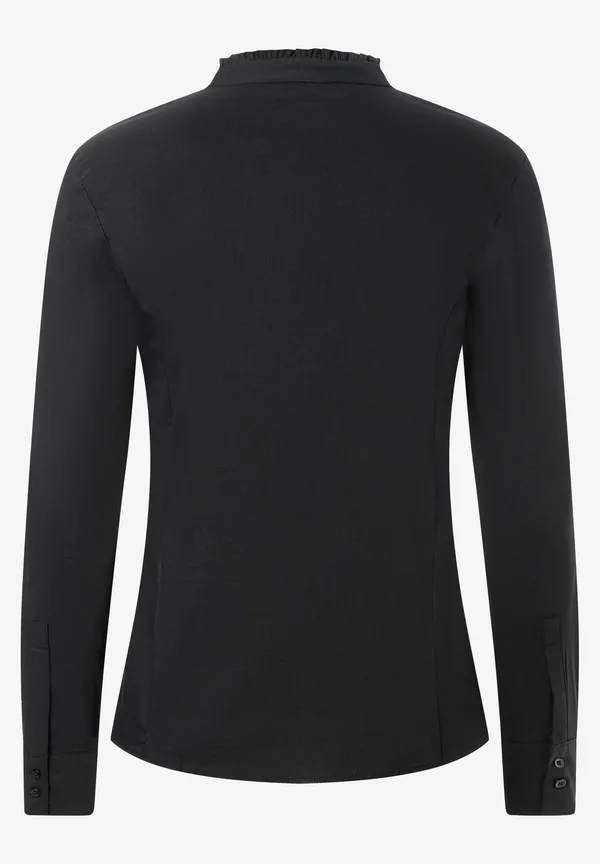 More & More Baumwoll/Stretch Bluse, schwarz, Herbst-Kollektion Bis zu 60% Rabatt