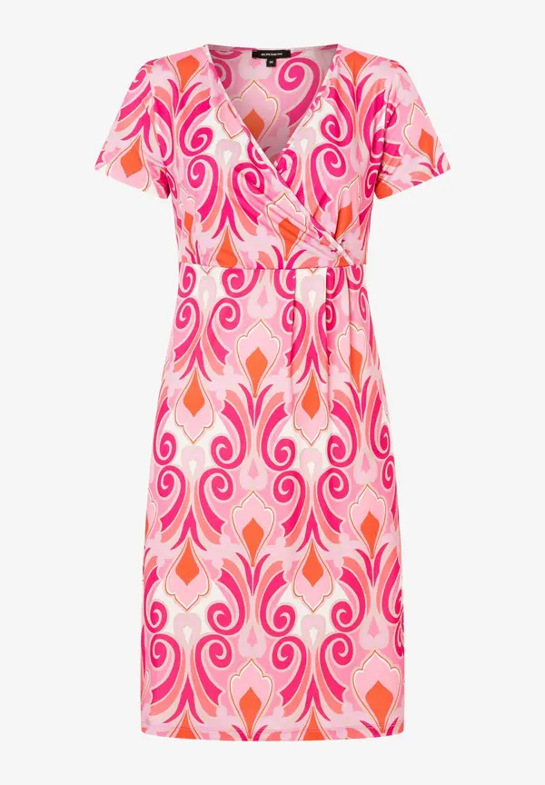 More & More Jerseykleid, Ornament-Print, rosa/rot/pink Vierteljährliche Förderung