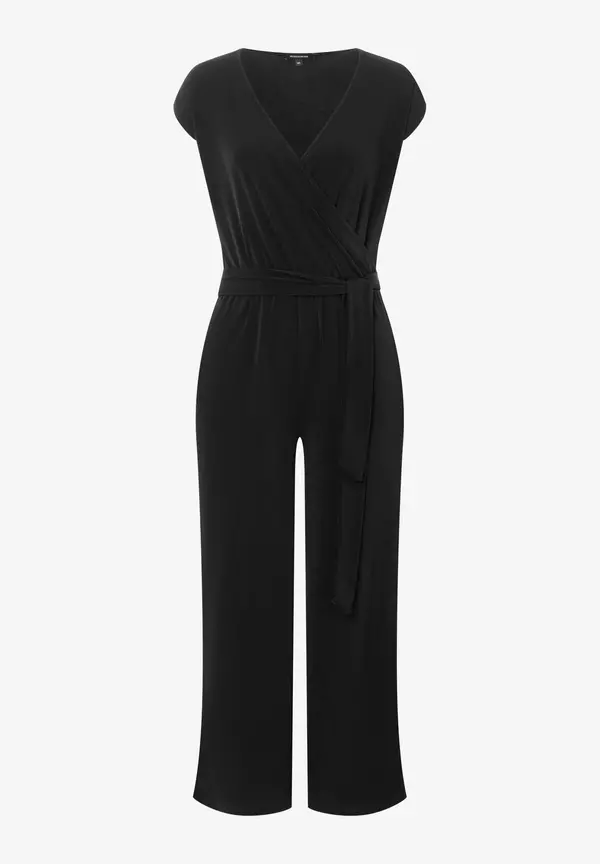 More & More Jersey-Jumpsuit, schwarz, Sommer-Kollektion Fabrikladen