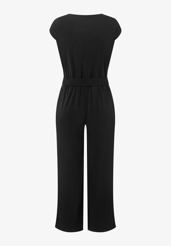 More & More Jersey-Jumpsuit, schwarz, Sommer-Kollektion Fabrikladen