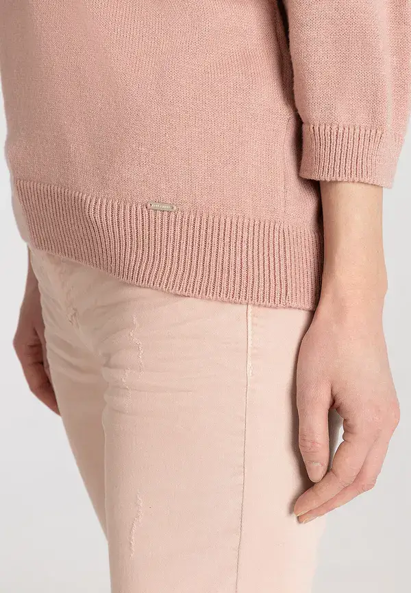 More & More V-Neck Pullover, rosa, Frühjahres-Kollektion Outlet