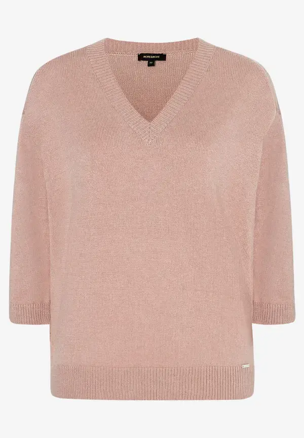 More & More V-Neck Pullover, rosa, Frühjahres-Kollektion Outlet