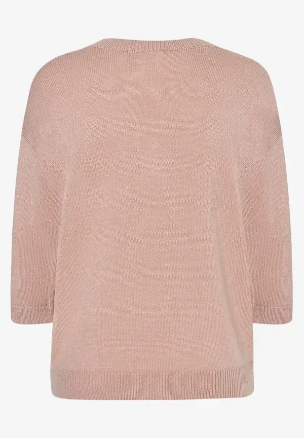 More & More V-Neck Pullover, rosa, Frühjahres-Kollektion Outlet
