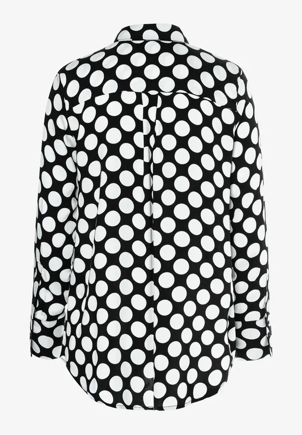 More & More Tupfenbluse, schwarz/ecru, Frühjahrs-Kollektion Angebote