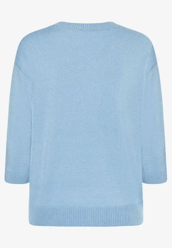 More & More V-Neck Pullover, hellblau, Frühjahres-Kollektion Meist gekauft