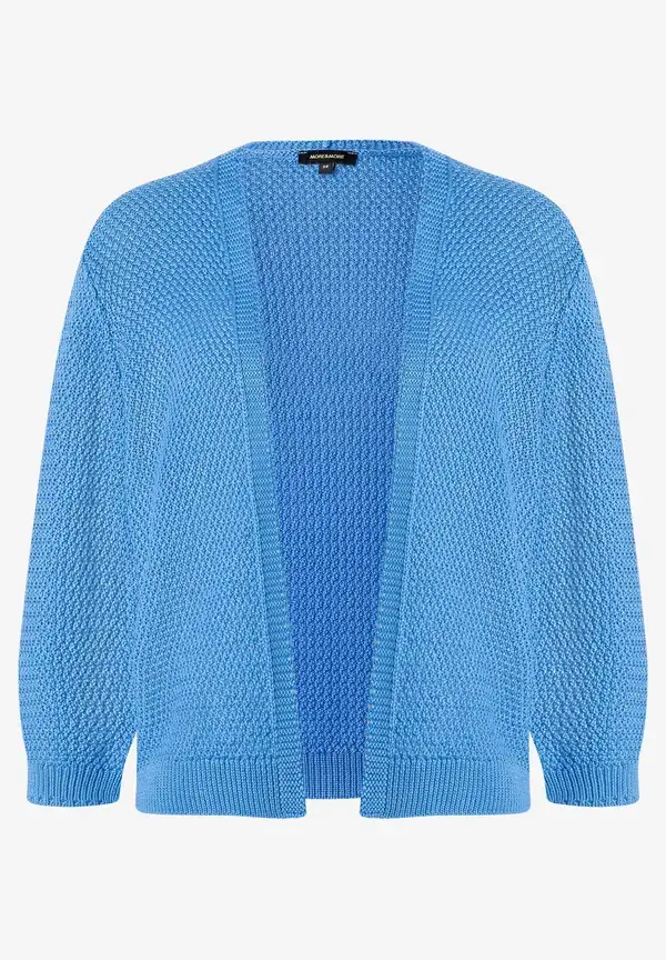 More & More offener Cardigan, blau, Frühjahrs-Kollektion Fabrikpreis