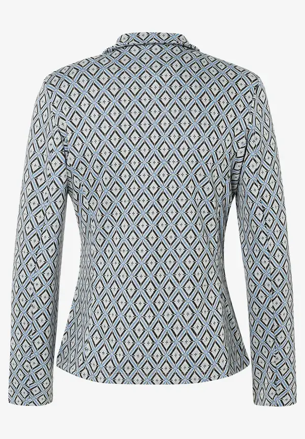 More & More Jerseyblazer mit Jacquardmuster, Frühjahrs-Kollektion Großer Ausverkauf