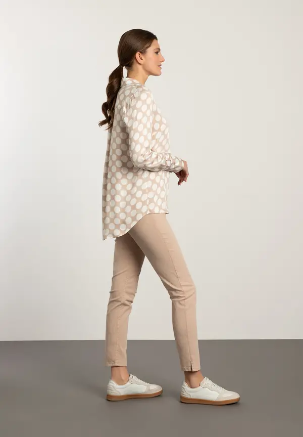 More & More Tupfenbluse, sand/ecru, Frühjahrs-Kollektion Online Shopping